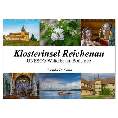 Klosterinsel Reichenau - UNESCO-Welterbe am Bodensee (Wandkalender 2027 DIN A2 quer), CALVENDO Monatskalender