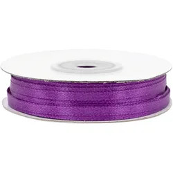 Creativery 3mm Satinband 50m Schleifenband Geschenkband Dekoband Schmales Stoffband Lila