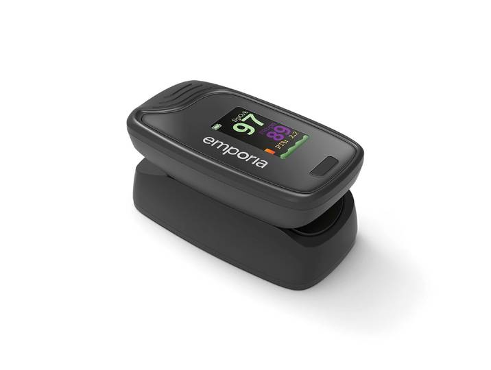 emporia Fingerpuls-Oximeter, Schwarz