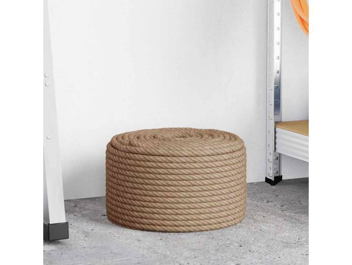 vidaXL Seil 100% Jute 10 mm 100 m