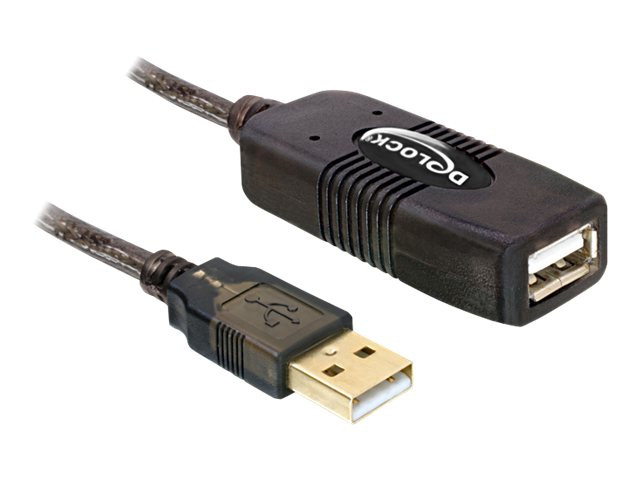 Delock 82689 USB verlengkabel Type A naar Type A, 15 meter