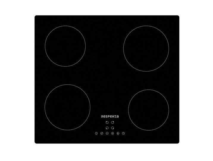 Respekta Induktionskochfeld Allexus, Schwarz, Glas, 59x6x52 cm, Betriebskontrollleuchte, Sicherheitsabschaltung, Kindersicherung, Restwärmeanzeige je Kochzone, Timerfunktion, Küchen, Küchenelektrogeräte, Kochfelder, Induktionskochfelder