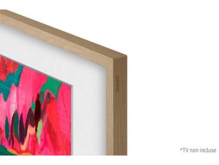 Samsung - Cadre The Frame Couleur Teck - Compatible Tv The Frame 85''