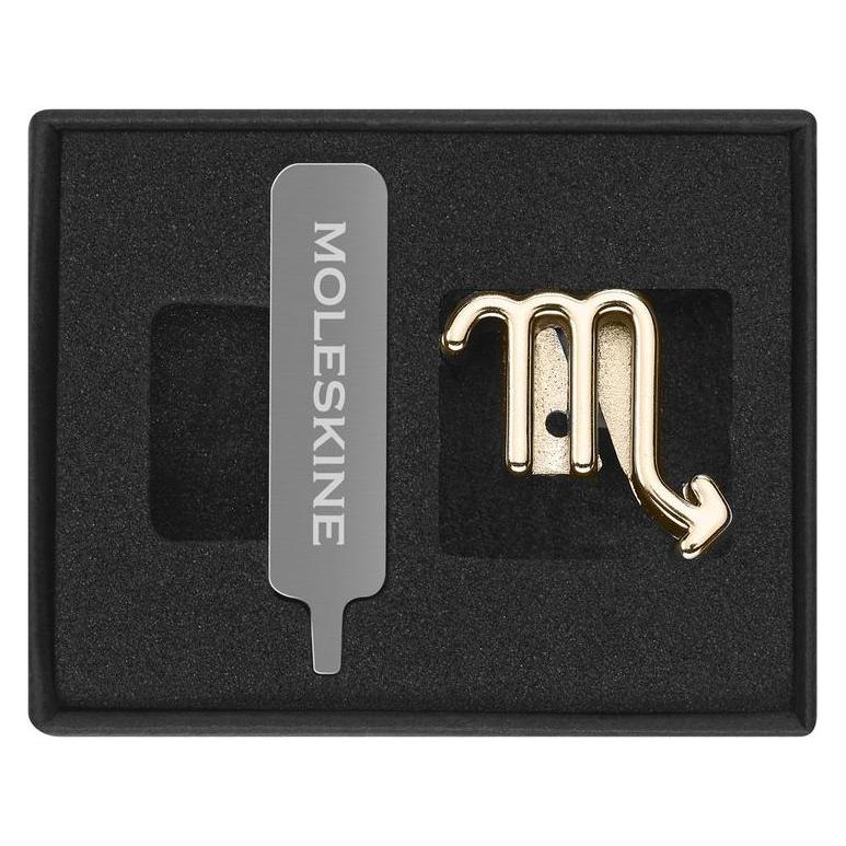 Moleskine Pins Scorpio Gold (Kein Einband) (In Catalogue NOOS)