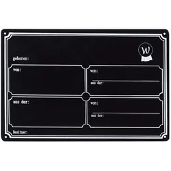 Boxenschild WA 20x30
