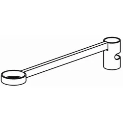 KWC Brausehalter SIN Zamak, chromeline 636212