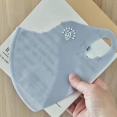 USA Free Shipping Shop Ice Silk UV Protection Face Mask For Cycling, Running blue