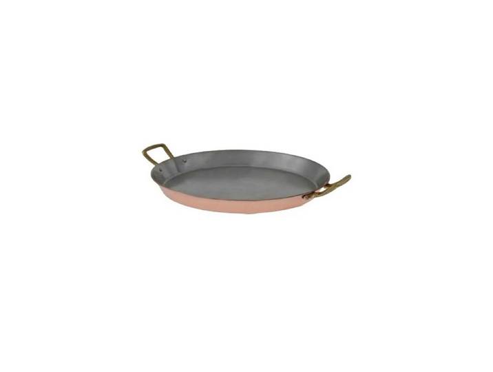 ich-zapfe Paellapfanne Paellapfanne, Kupferpfanne für Paella - aus Kupfer, 30cm, Kupfer verteilt Hitze homogen