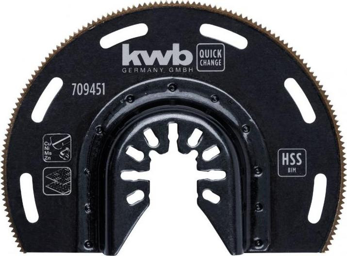 KWB HSS Invalzaagblad Halfrond 87 mm
