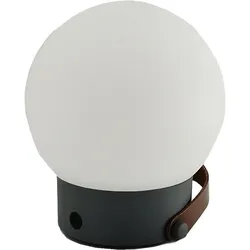 Lumisky GLOBY H23CM Solarbetriebene Arbeitsleuchte mit Akku Plastik Grau