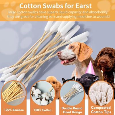 Inspire Essentials PureCare Pet Ear Cleaning Swabs 4 50pcs