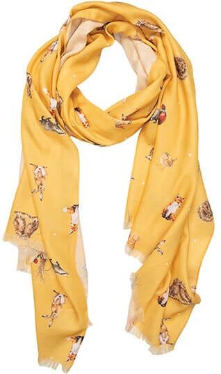 Wrendale Designs 'Woodlander' Woodland Animal Scarf
