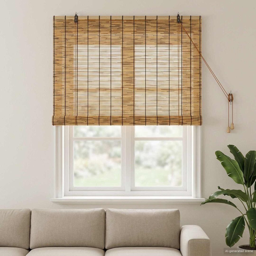 Rebrilliant Roll-Up Shade Brown 120cm W X 160cm L