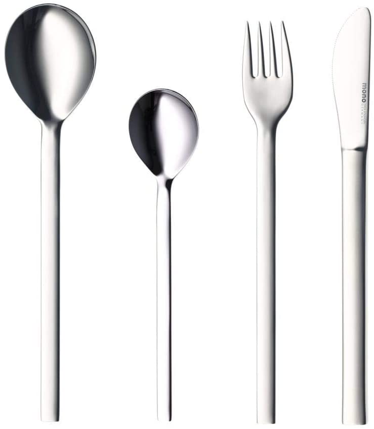Mono Besteckset 24 teilig Garnitur mit Messer 60/663