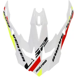 LS2 Ersatz Schirm für MX700 Stomp - weiß-schwarz