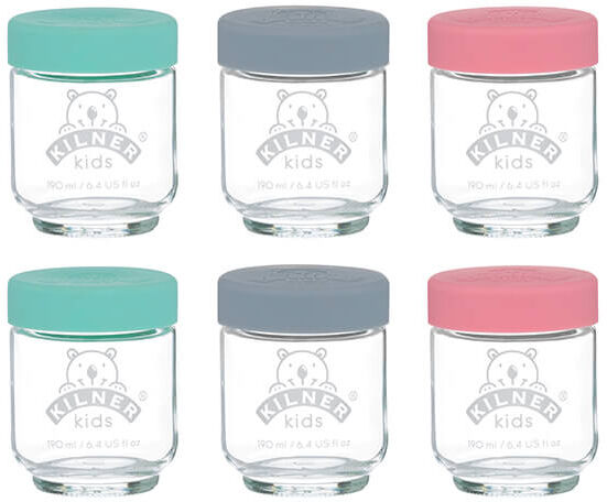 Kilner Set of 6 Kids Jars 190ml