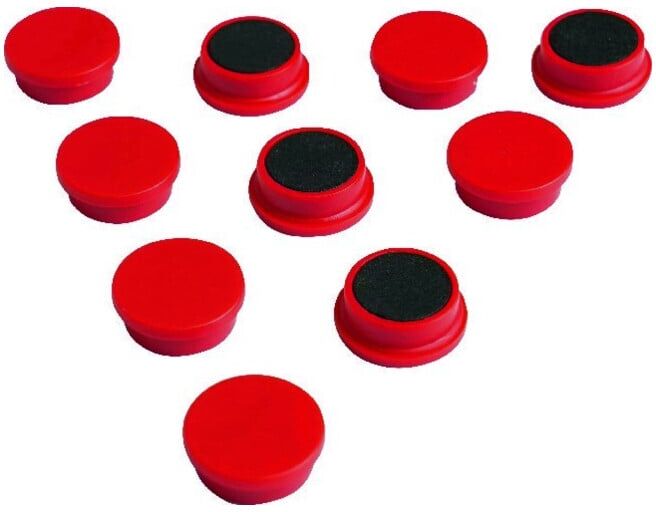 Eclipse Aimant d'organisation rond orange 20 mm ; Eclipse Magnetics (RM765/O)
