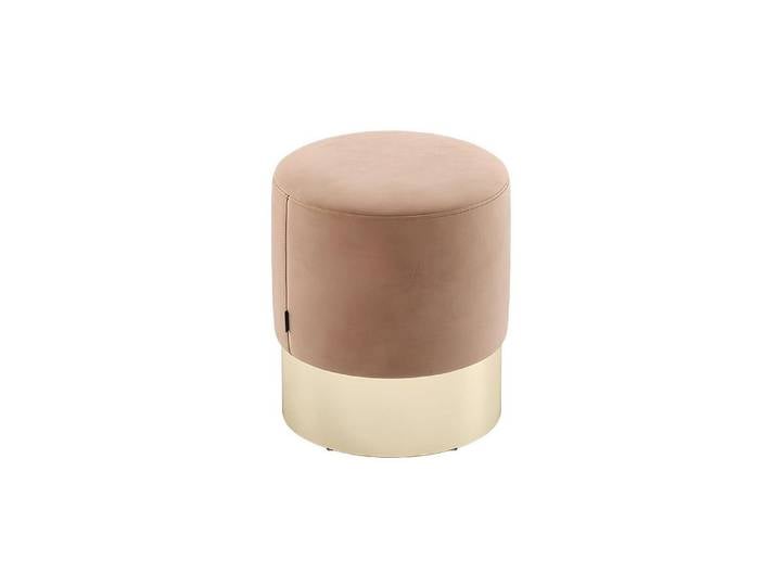 Xlmoebel Hocker Beiger Designer Pouf mit Polsterung als stilvolle Sitzgelegenheit (Hocker), Hergestellt in Europa