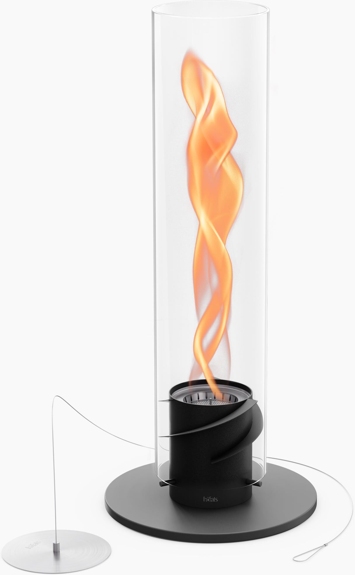 Höfats SPIN 1500 Tabletop Fireplace Black
