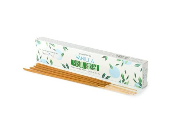 Puckator Stamford Premium Plantaardige Masala wierookstokjes - Vanille Geurstokjes - Spirituele Insensé Sticks - Zen Meditatiegeschenken - Biologisch - Insense - Insencesticks - Rituals Geurstokjes