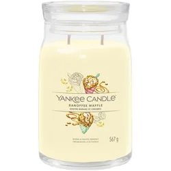 Banoffee Waffle Signature Large Jar 567g 2-Docht