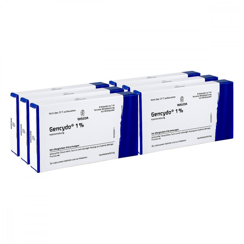 WELEDA AG Gencydo 1% Injektionslösung 02819336
