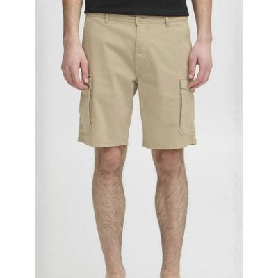 Shorts TEESHOPPEN "TEESHOPPEN Shorts Cargo Shorts", Herren, Gr. L, Normalgrößen, beige, Obermaterial: 97% Baumwolle, 3% Elasthan, Hosen Shorts