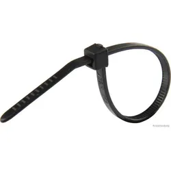 HERTH&BUSS Kabelbinder, PA 6.6, schwarz, UV-beständig schwarz - 50266490 - schwarz