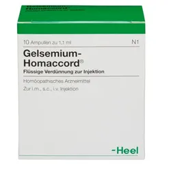GELSEMIUM HOMACCORD Ampullen 10 St