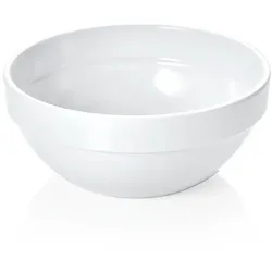 18x Schale rund Melamin 1 l weiß bruchfest Ø 17 cm