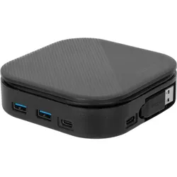 Targus DOCK116GLZ (USB-C, 4 Ports), Dockingstation + USB Hub, Schwarz