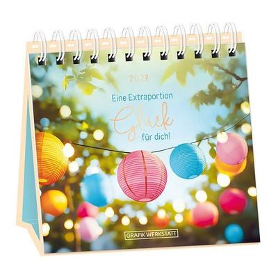 Tischkalender 2027 Extraportion Glück