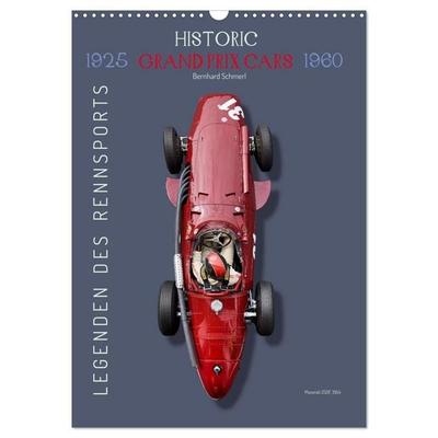 Legenden des Rennsports, Historic Grand Prix Cars 1925-1960 (Wandkalender 2027 DIN A3 hoch), CALVENDO Monatskalender