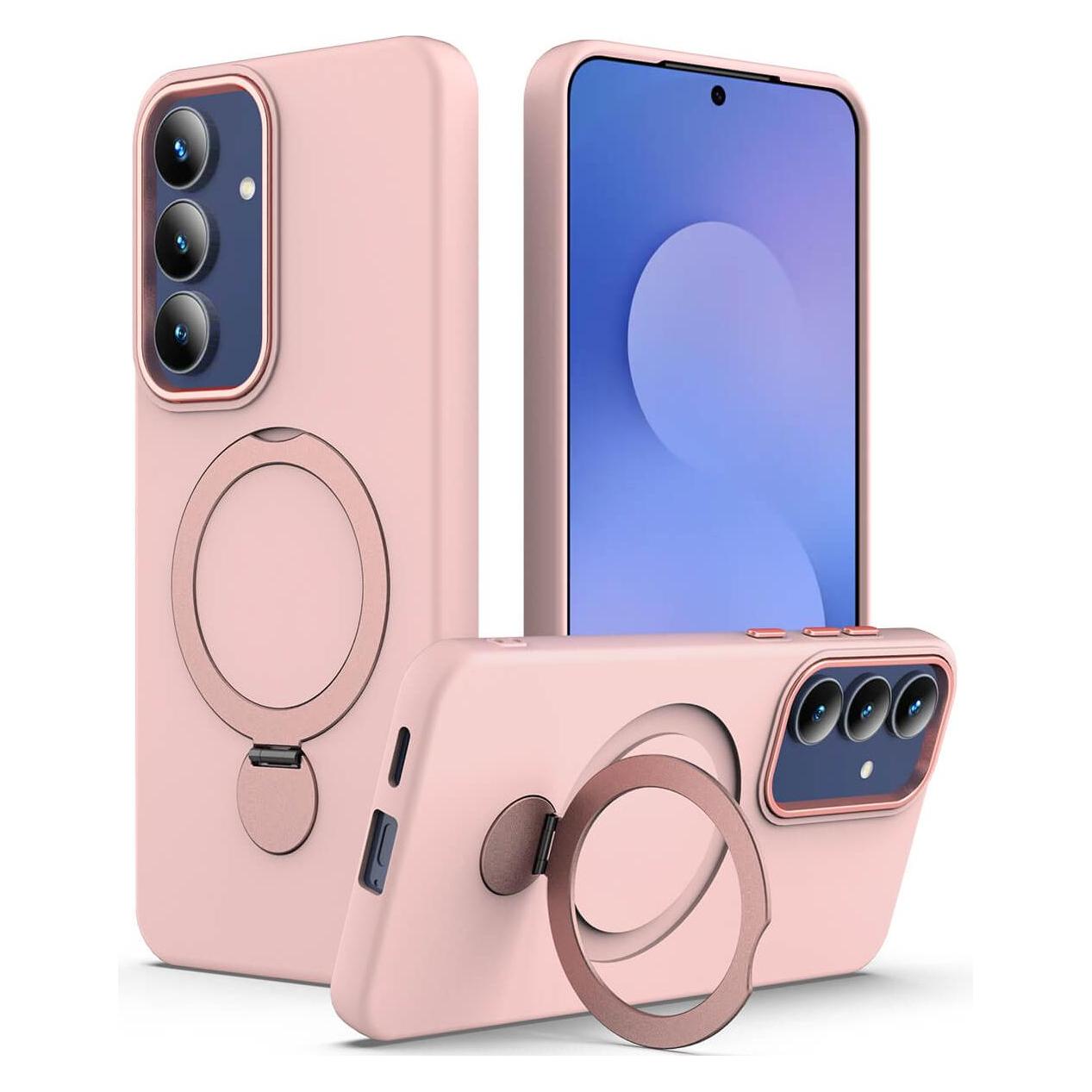Cover-Discount Galaxy A57 - MagSafe Hülle mit drehbarem Ringhalter & Standfunktion (Samsung Galaxy A57) (71257982)