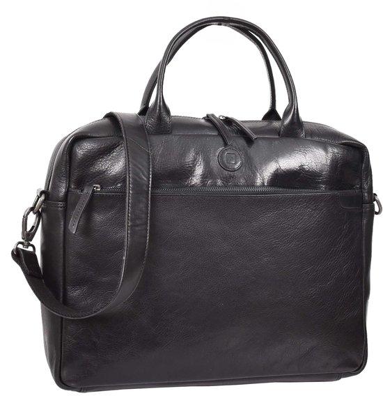 Lern-Laptop-Schultertasche - Schwarz