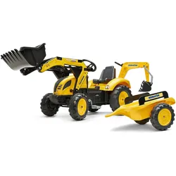 Falk Toys Komatsu Traktor XXL mit Anhänger