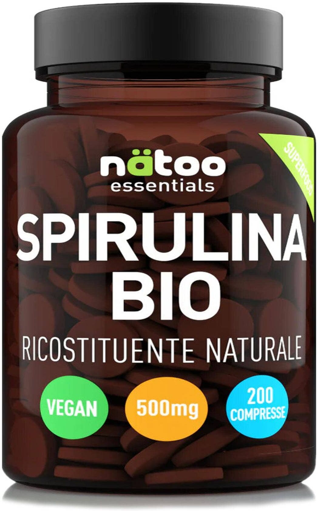 NATOO Essentials - Spirulina Bio 200 Compresse 