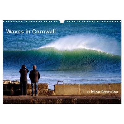 Waves in Cornwall (Wall Calendar 2027 DIN A3 landscape), CALVENDO 12 Month Wall Calendar