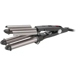 BaByliss Pro, Lockenstab, Titanium Turmalin Dreifaches Welleneinsen