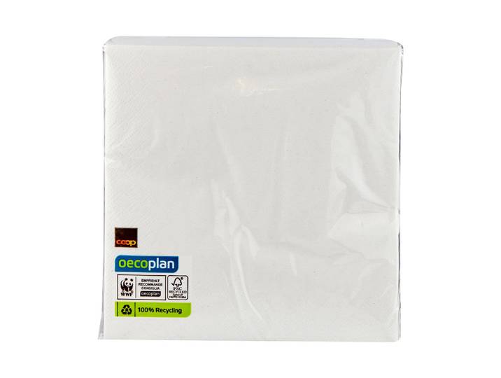 Oecoplan Servietten weiss 33cm 50 Stück