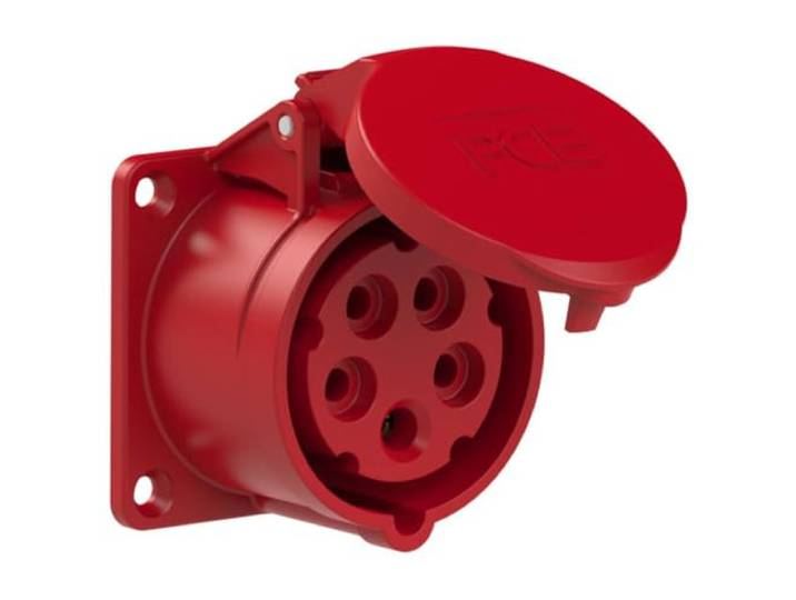 Prise femelle CEE 16 A 5 pôles PCE 315-6 400 V rouge 1 pc(s)