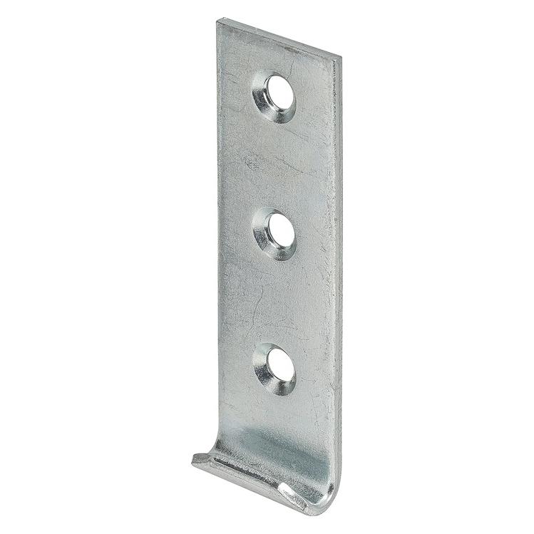 Vormann Schliesshaken Länge 44 Breite 18 Stärke 2 mm Stahl blau verzinkt gerade (50 Stk.) (000008018Z)