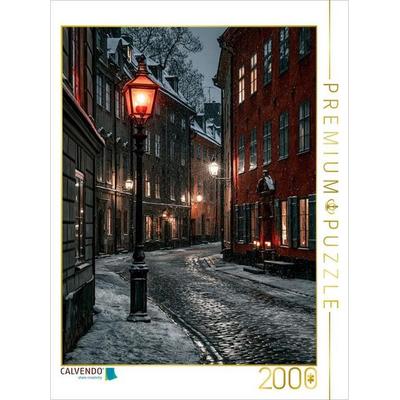 CALVENDO Puzzle Stockholm, zwischen Eis und Licht | 2000 Teile Lege-Größe 90x67cm Foto-Puzzle für glückliche Stunden, von , Calvendo Puzzle