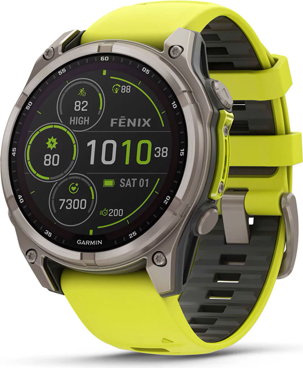 Garmin fenix 8 Titanium GPS Smartwatch met Touchscreen en Wi-Fi
