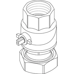 BOSCH Ersatzteil TTNR: 87185320860 Kugelhahn DN32 Pumpe