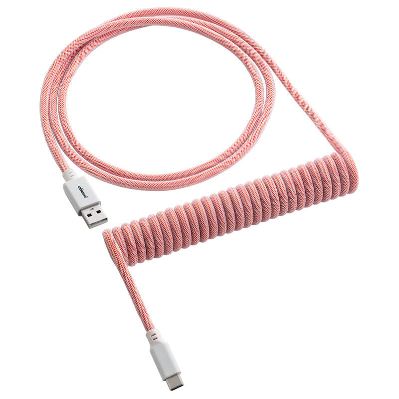 CableMod Classic Coiled Keyboard Cable USB-C zu USB Typ A, Orangesicle - 150cm
