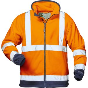 elysee Arbeitsjacke Benedikt Fleecejacke, 22708-2, Warnschutzjacke, signalorange, Größe L