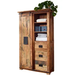 G+K Highboard Ruston Holz Braun Antik