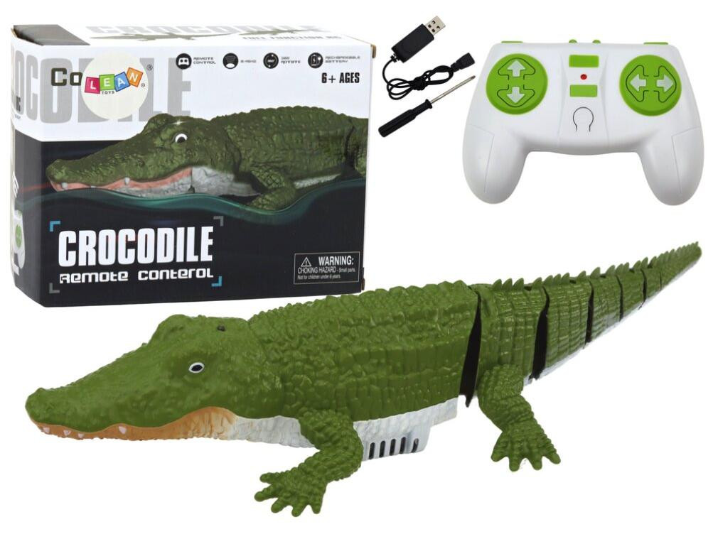 Lean Toys Op afstand bestuurbare waterkrokodil
