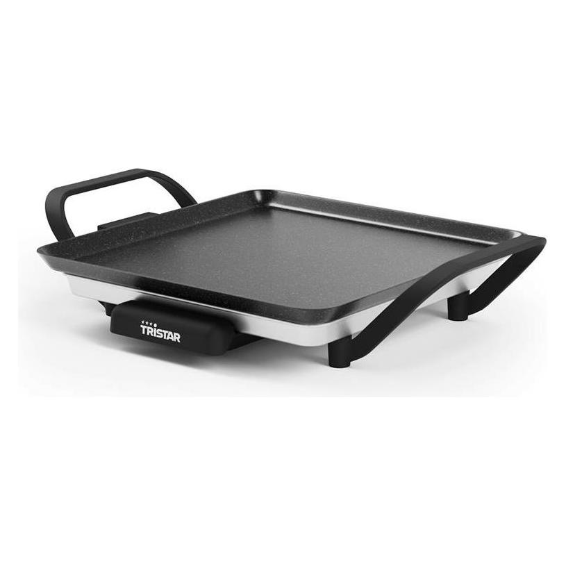 Tristar Slim S BP-2666 Elektro Grillplatte stufenloser Temperaturregler Schwarz (0.80 kW) (BP-2666)
